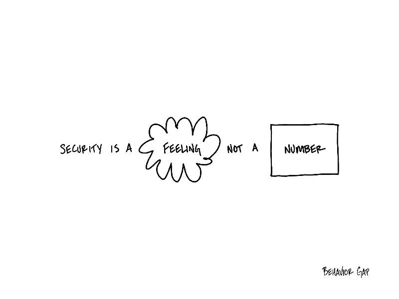 security is a feeling not a number