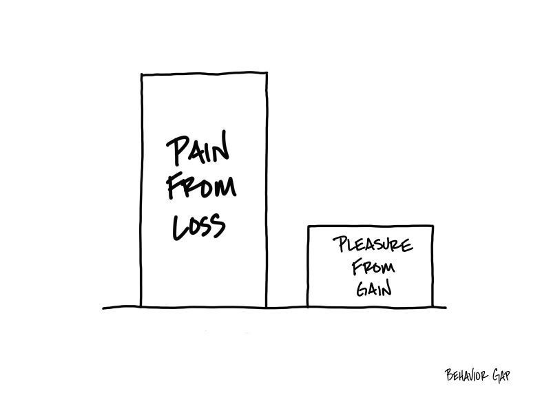 pain of loss > pleasure of gain does that make sense